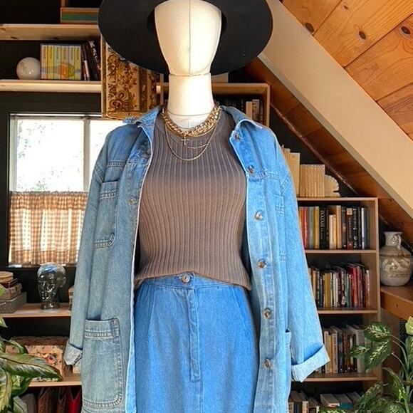 Ribbed Top Guess Olive Brown - Picture 1 of 5